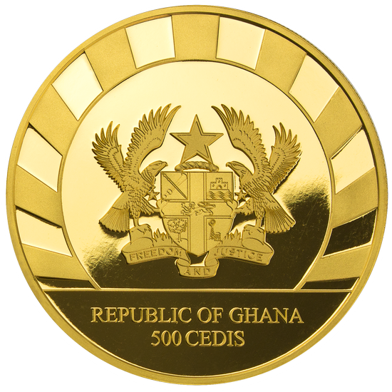 Ghana: Gigantes de la Edad de Hielo - Reno 1 oz Oro 2022