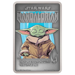 Niue: Star Wars The Mandalorian - Grogu coloured 1 oz Silber 2022 Antiqued Finish