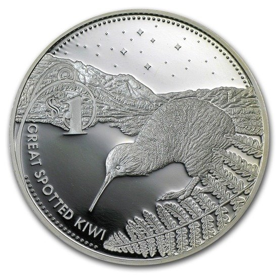 Kiwi 1 oncia d'argento 2007 Proof