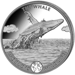 Congo: World‘s Wildlife - Wal 1 oz Silber 2020