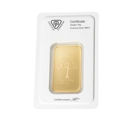 Metalor: 20 gramový zlatý slitek LBMA GD Refiner
