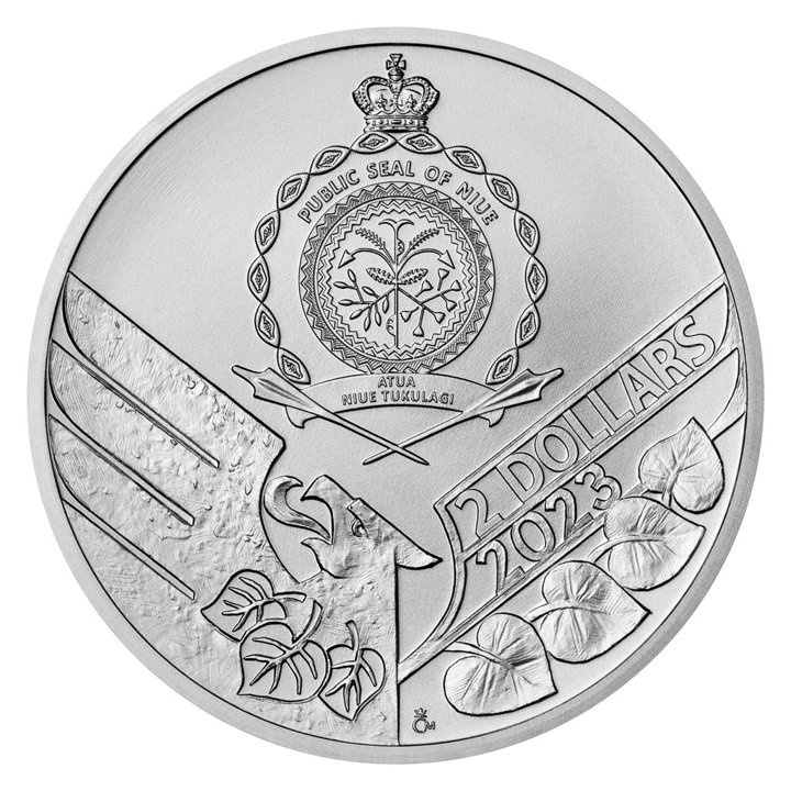Zestaw 2 monet Niue: Czech Lion and Slovakia Eagle 2 x 1 uncja Srebra 2023