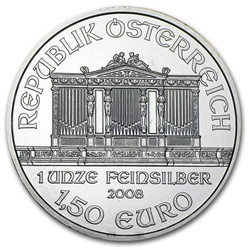 Filarmónica de Viena 1 oz Plata 2008