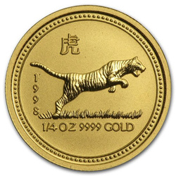 Lunar I: Año del Tigre 1/4 onza Oro 1998