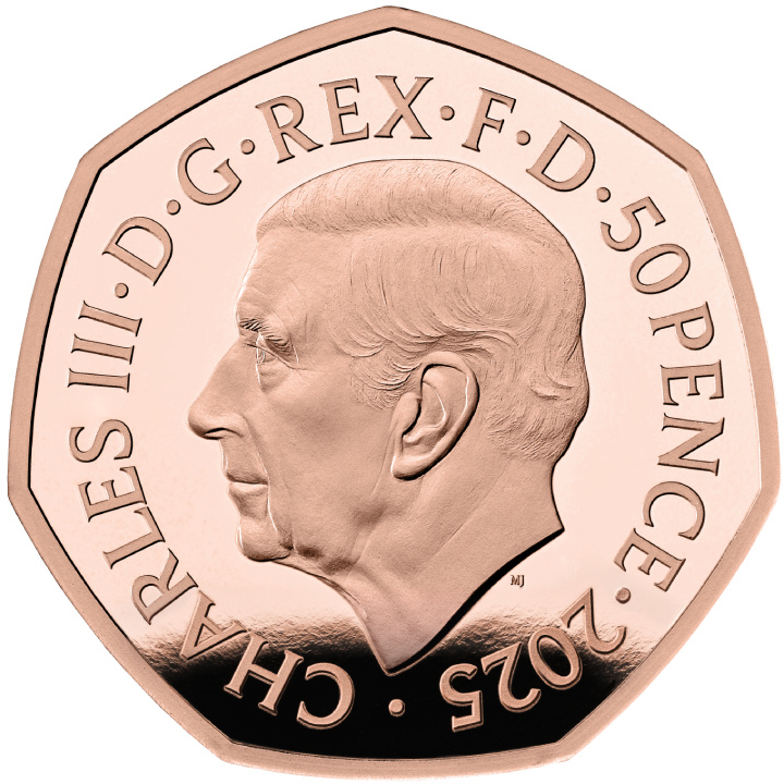 Harry Potter: The Flying Car 50p oro 2025 Proof