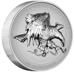 Águila Australiana 1 oz Platino 2021 Proof Alto Relieve