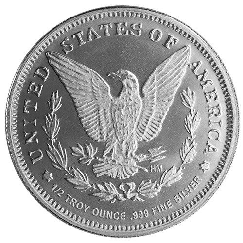 Morgan Dollar 1/2 unce stříbra Round