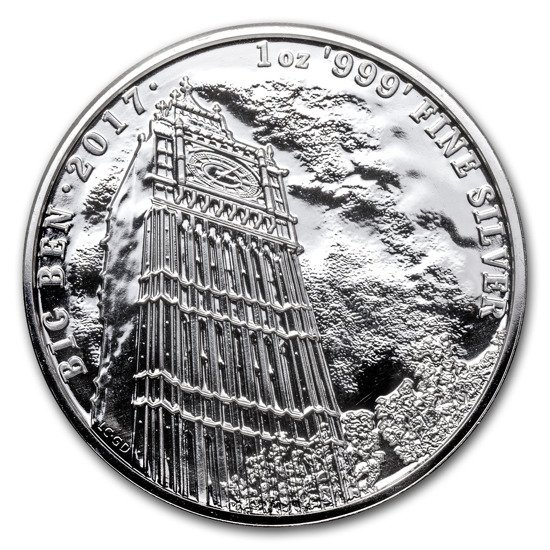 Landmarks of Britain: Big Ben 1 oz Silber 2017
