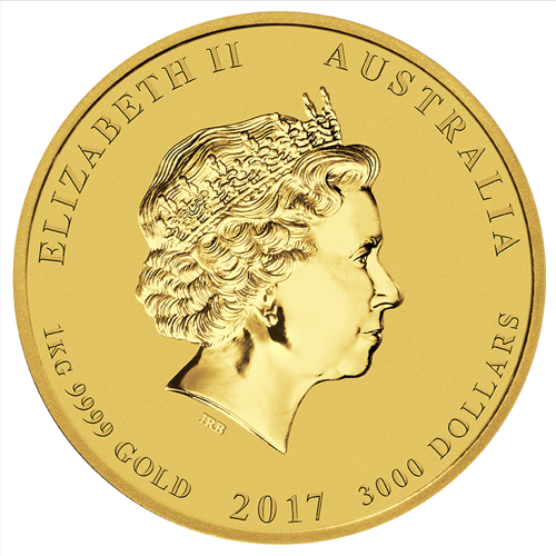 Lunar II: Year of the Rooster 1000 gram Gold