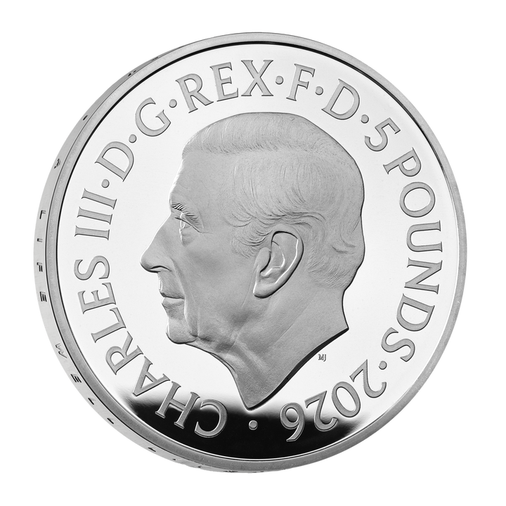 100. výročí narození královny Alžběty £5 stříbro 2026 Proof