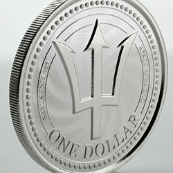 Barbados: Trident 1 oz Silber 2019