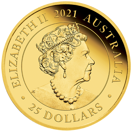 Australijski Suweren 25 AUD 2021 Proof