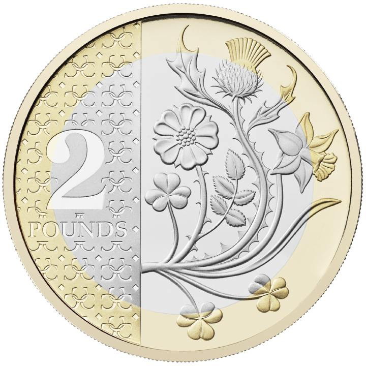 Serie de 13 monedas de cobre Reino Unido 2024