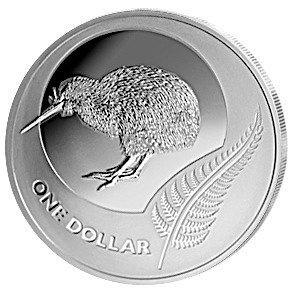 Kiwi 1 uncia ezüst 2011