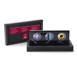 Estuche para 3 monedas de la serie The Uncharted Universe