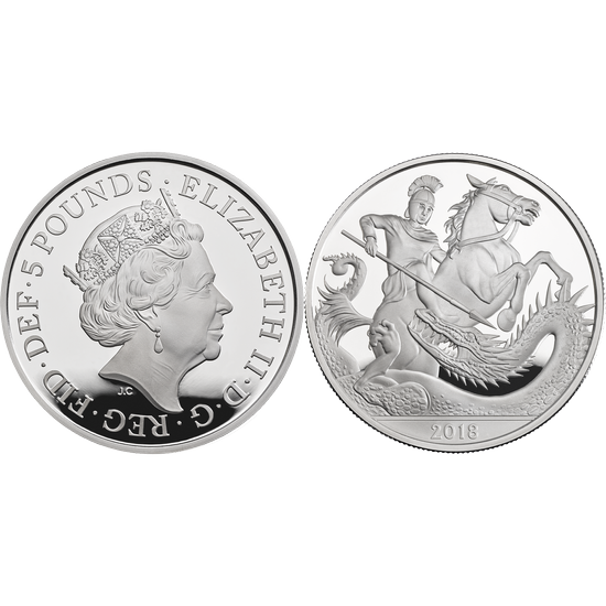 Lote de 14 monedas de plata Gran Bretaña 2018 Proof