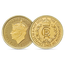La Coronación de Su Majestad el Rey Carlos III 1/10 oz Oro 2023