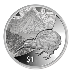 Kiwi 1 uncja Srebra 2014 Proof