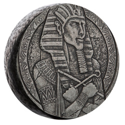 Czad: ERS - Amenhotep IV  5 oz Silver 2023 Antiqued Coin 
