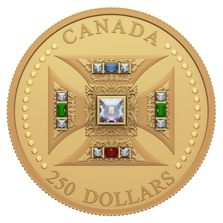 Canada: St. Edward’s Crown $250 Gold 2023 Proof