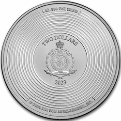 Niue: Aerosmith 50th Anniversary 1 oz Plata 2023