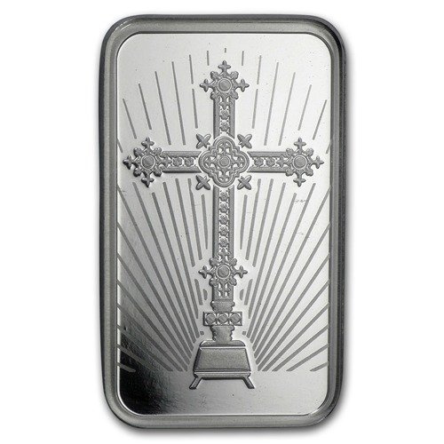 10 grammes Lingot d'argent Pamp Suisse Christianisme