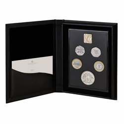 Zestaw 5 monet Wielka Brytania Miedzionikiel 2023 Proof Commemorative Coin