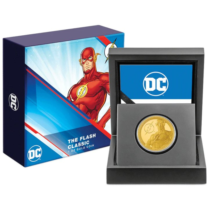 Niue: DC Comics - The Flash 1 oz Oro 2022 Prueba