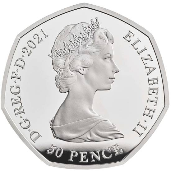 Set of 13 silver coins Great Britain 2021 Proof