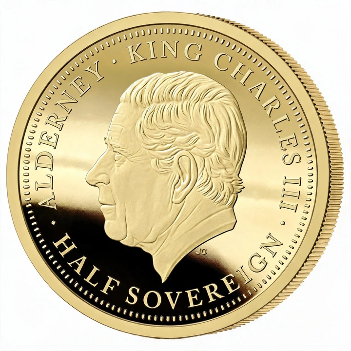 Złota Moneta George and the Dragon Half Sovereign 2025 Proof