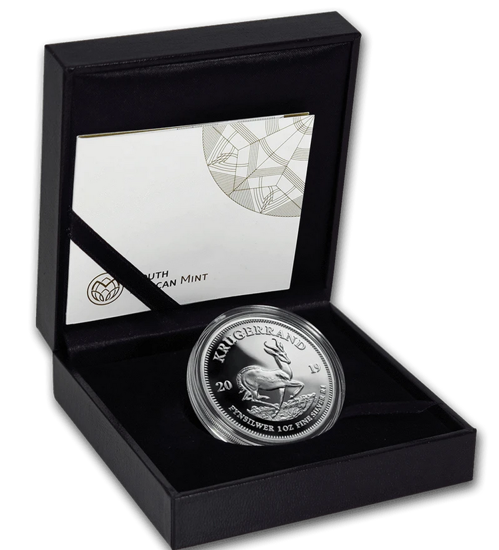 Krugerrand 1 once d'argent 2019 Proof