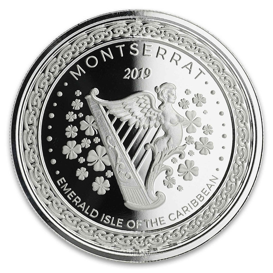 Montserrat: Emerald Isle of the Caribbean 1 oz Silber 2019