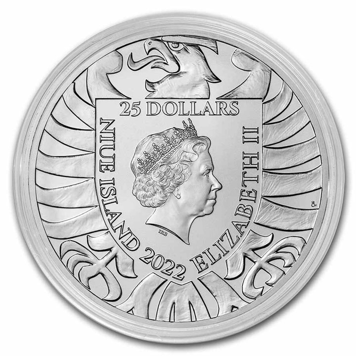 Niue: León Checo 10 oz Plata 2022