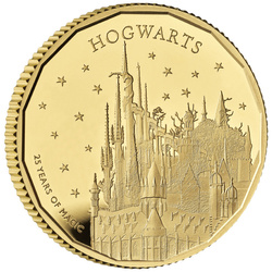 Harry Potter: Hogwarts School of Witchcraft and Wizardry 1/4 oz Gold 2023 Proof 