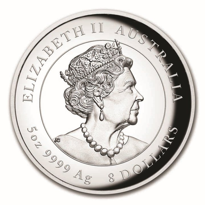 Perth Mint: Lunar III – A nyúl éve 5 uncia ezüst 2023 Proof High Relief
