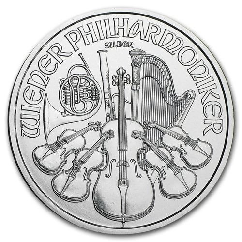 Wiedeński Filharmonik 1 uncja Srebra Różne Roczniki