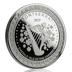 Montserrat: Emerald Isle of the Caribbean 1 oz Silber 2019