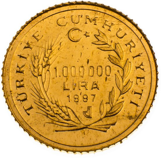 Crésus 1/25 once d'or 1997