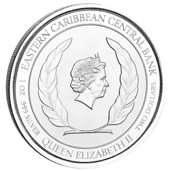 St. Vincent & The Grenadines: War Ship 1 oz Silber 2022