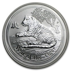 Lunar II: Year of the Tiger 1/2 oz Silber 2010