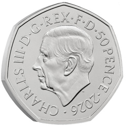 Wicked медно-никелова монета 50p 2026