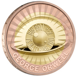 George Orwell £2 Oro 2025 Proof 