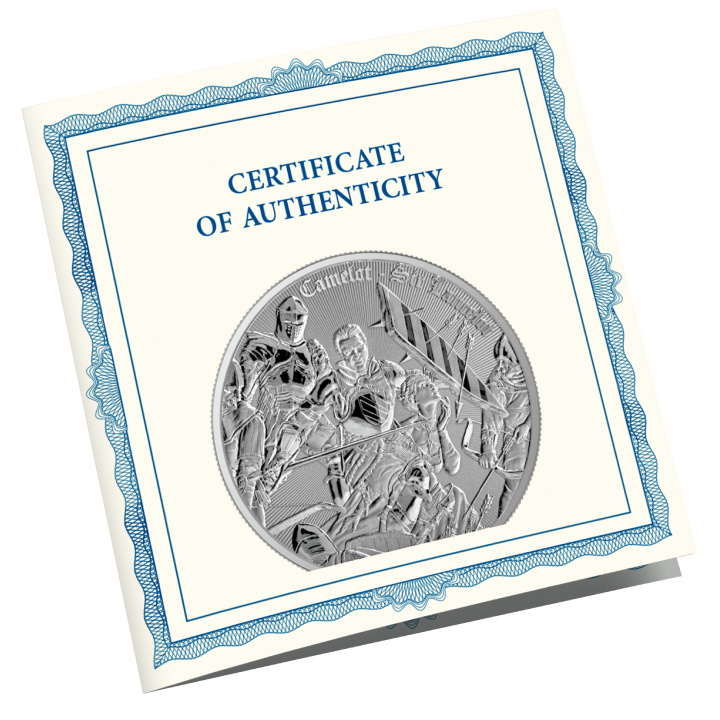 Niue: Camelot - Sir Lancelot 1 uncja Srebra 2024 Matte