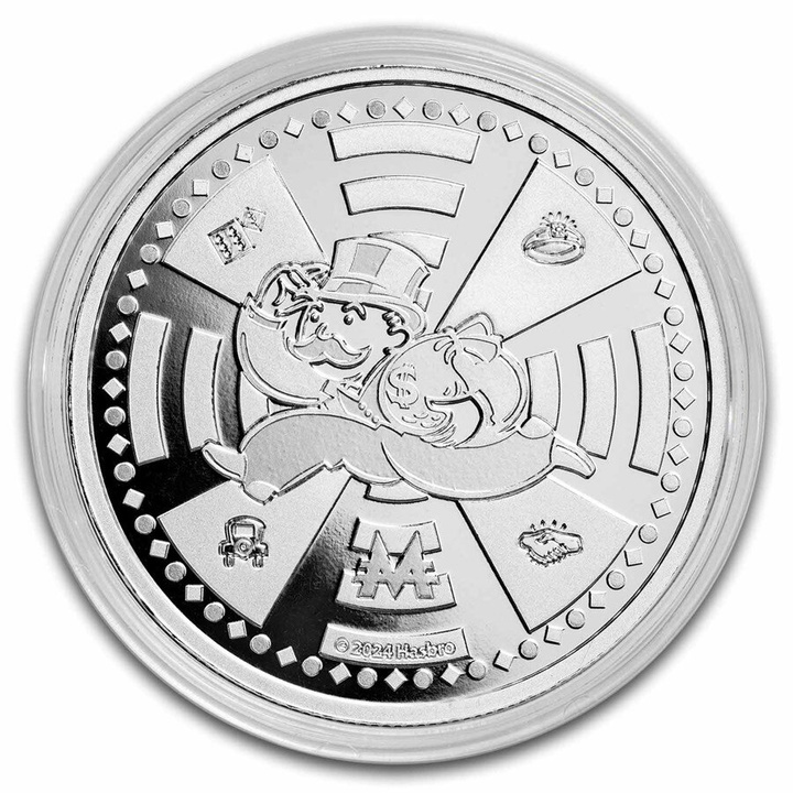 Samoa: Monopoly 1 uncja Srebra 2024