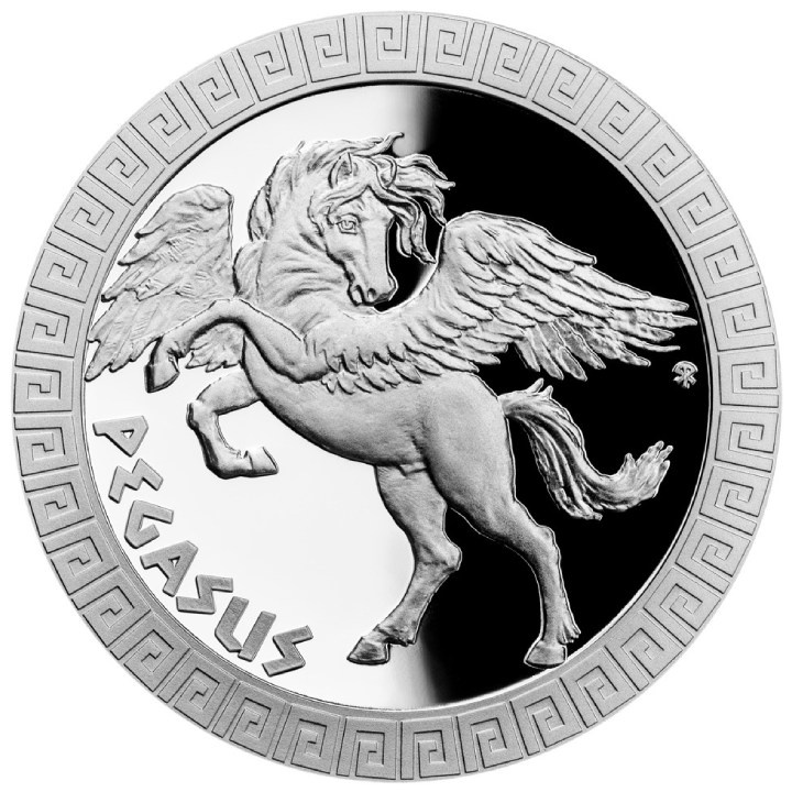 Niue: Creature mitiche - Pegaso $2 Srebro 2022 Proof