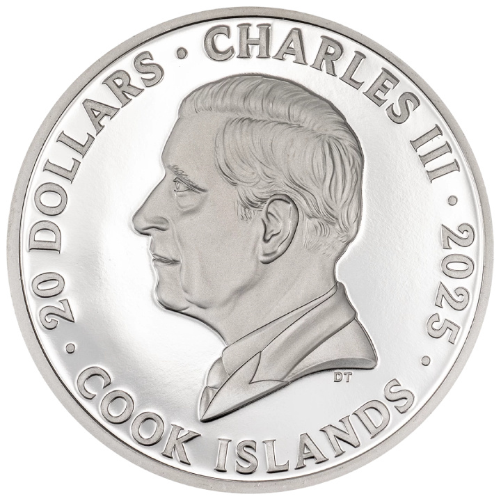 Cook Islands: Lost City - Pompeii coloured 3 oz Silber 2025 Proof
