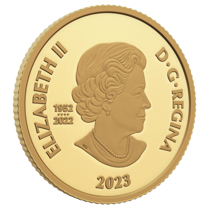 Canada: His Majesty King Charles III's Royal Cypher $10 Złoto 2023 Proof