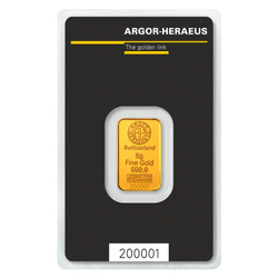 Argor Heraeus 5 Gramm Goldbarren