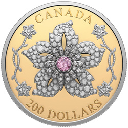 Canada: Williamson Diamond Brooch $200 Gold 2025 Proof