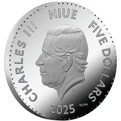 Niue : Year of a Snake 1/2 once d'argent 2025, pièce de qualité Prooflike